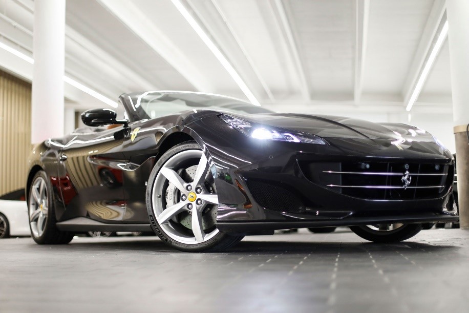 black Ferrari Portofino